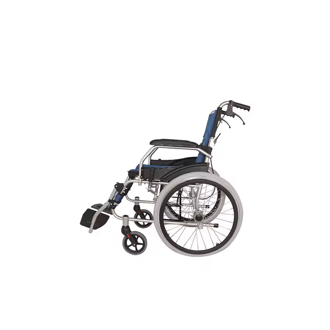 SEDIA A ROTELLE ALLUMINIO