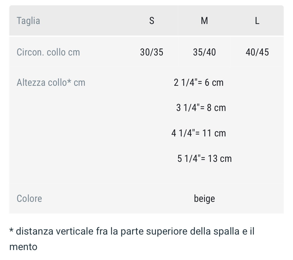 Collare cervicale Bivalva - cervistable