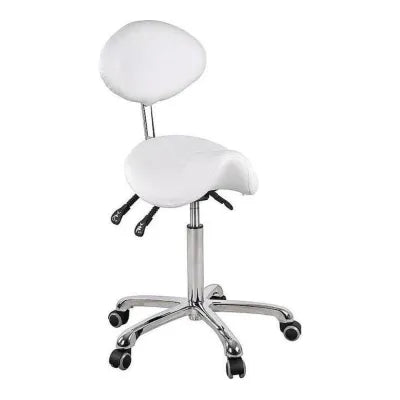 Sgabello a sella con schienale ovale Dynamic Weelko