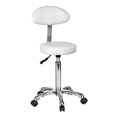 Sgabello rotondo con schienale ovale Fast+ Weelko